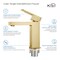Kibi Cubic Single Handle Bathroom Vanity Sink Faucet with Pop Up Drain C-KBF1002BG-KPW100BG - alternate 10